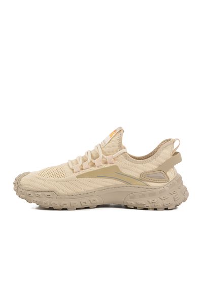 Bulldozer Ανδρικά αθλητικά παπούτσια Beige Memory Foam Anorak ελαφριά εύκαμπτα