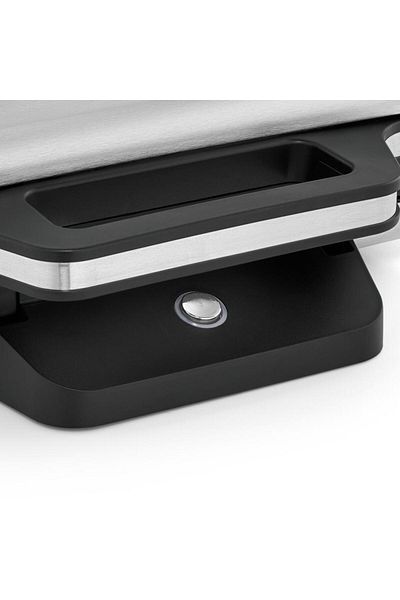 WMF Sandwich Maker WMF 415150011, 800 W, Placi antiaderente, Indicator LED (Argintiu)