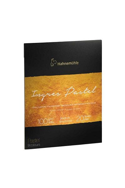 Hahnemühle Ingres Colorful Pastel Notebook 24x31cm 100gr.20 Sheets