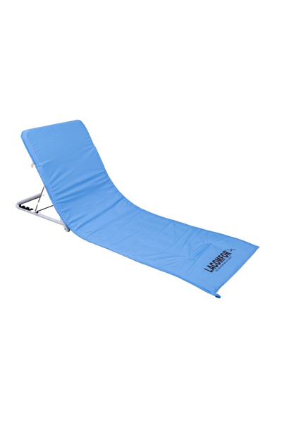 Lacomfor Katlanabilir Plaj Şezlongu | Sırt Destekli, Su Geçirmez, Cepli Minder Tasarımı