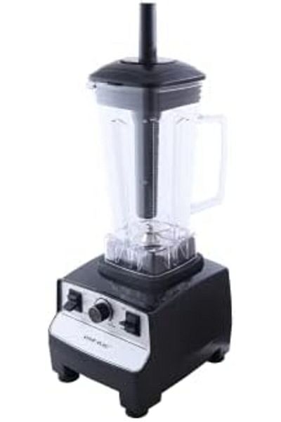 JANO Electric Blender 10 Speeds, Plastic Jar, Quick Launch Button, Stainless Steel Blade, 1500w, Black