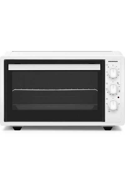 Heinner Cuptor electric Heinner HCE-S37WH, 1650 W, 37 L, 220C, 4 functii de gatire, Timer, Grill (Alb)