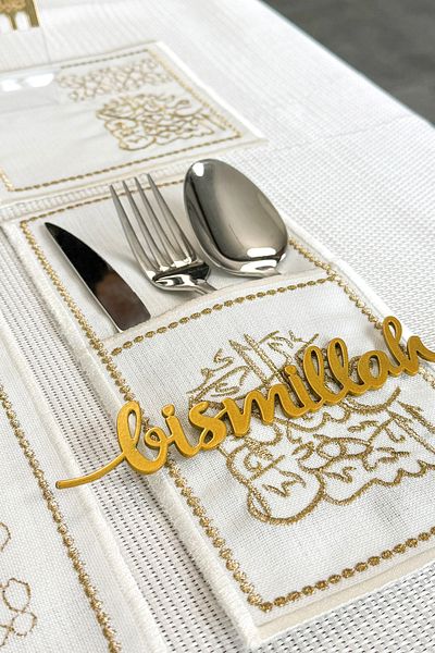 iwa concept 6-Person Dining Table American Service Set and Napkin Holder - Tableware Decoration