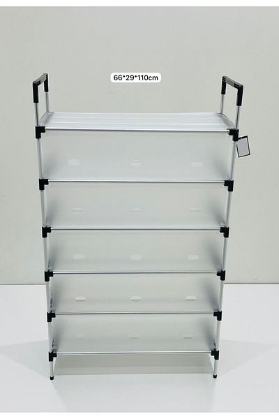 TrentonGCC Five-Tier Modular Storage Rack with Sturdy Metal Frame