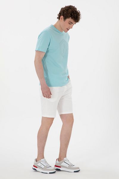 U.S. Polo Assn. Men's Ecru Knitted Shorts 50298062 -Vr019