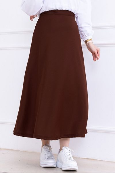 Bestenur Senar Bell Skirt 1358 - Bitter Brown