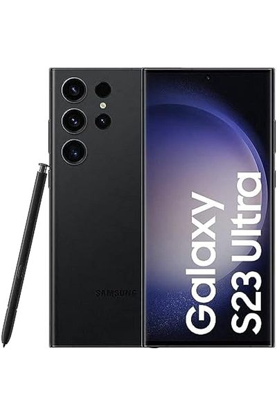 Samsung هاتف جالاكسي إس 23 ألترا، 12 جيجابايت رام، 512 جيجابايت، أسود فانتوم، إصدار عالمي، هاتف محمول 5G، ثنائي الشريحة