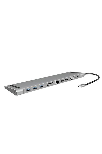 LogiLink Docking Station Logilink UA0373, conectare PC USB 3.1, PD 3.0 pana la 100W (Argintiu)