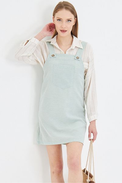 armonika Γυναικείο Gilet τσέπης μέντας ARM-25Y 001034