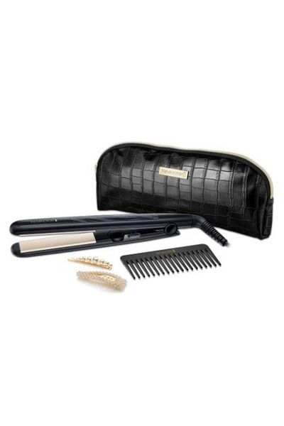 Remington Remington S3505GP Hair Straightener Set, Ceramic Tourmaline Coating, 150-230 C (Black)