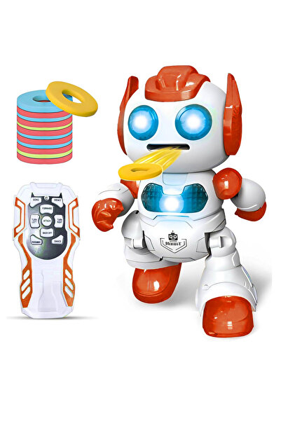 PLAYZO لعبة روبوت الرماية الذكية التفاعلية مع الضوء والموسيقى والرقص وقاذف ال...