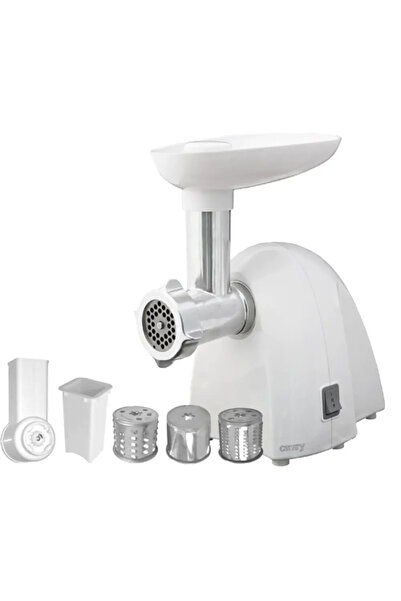 CAMRY Masina de tocat carne Camry CR 4802, 600/1500W, 5 accesorii, 3 site, Alb
