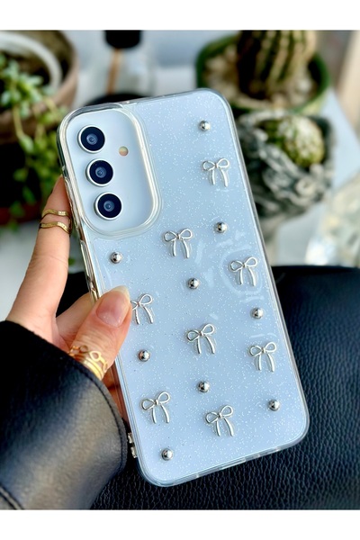 Go Aksesuar Galaxy A13 Uyumlu 3d Tasarımlı Oyuncaklı Mini Fiyonk Silikon Kılıf