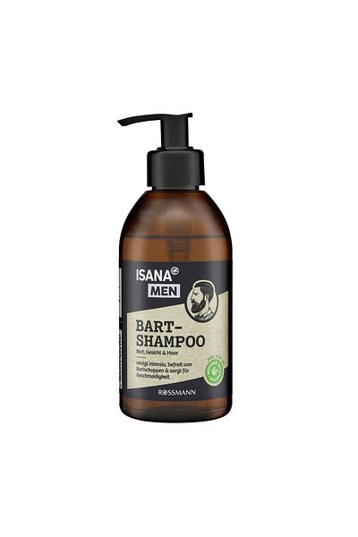 ISANA MEN Premium Beard Care Shampoo - 250 Ml for All Skin