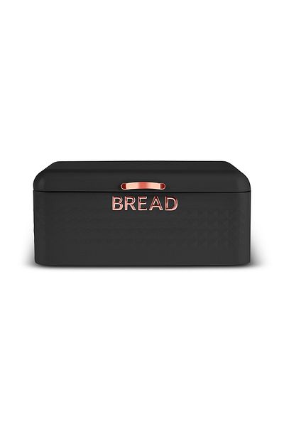 Karaca Diamond Bread Box Storage Container Gift XL Black