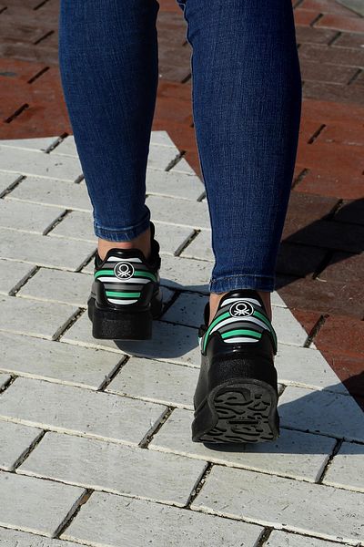 Benetton Black Women's Sneaker