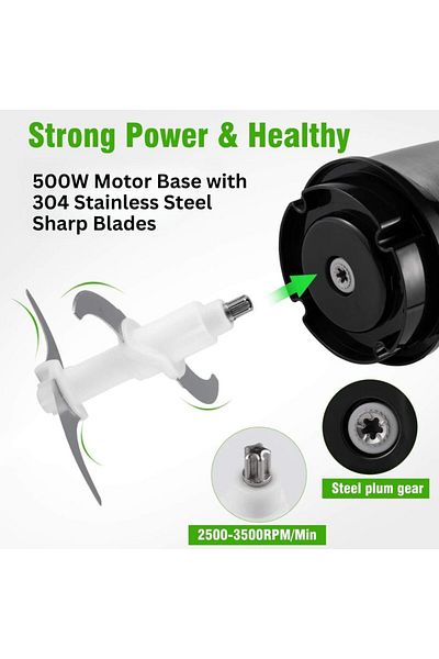 COOYA Electric Meat Grinder, 3L Multi-Function Stainless Steel, for Meat, Onion, Vegetables, Nuts