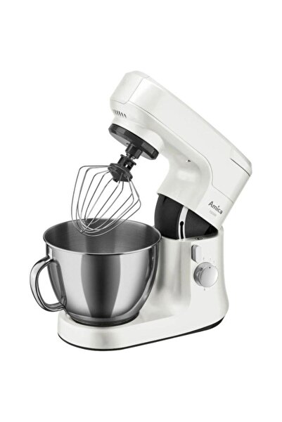 AMICA Επεξεργαστής τροφίμων Amica KML 4011, 1000W, μπολ από ανοξείδωτο ατσάλι 4,5L, 8 ρυθμίσεις ταχύτητας (Λευκό)