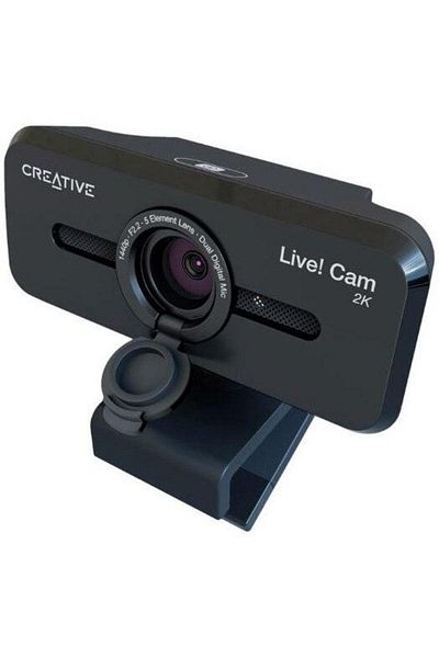 CREATIVE Camera web CREATIVE LIVE! CAM SYNC V3 2K QHD, Zoom Digital 4X, filmare la 95, 2 microfoane