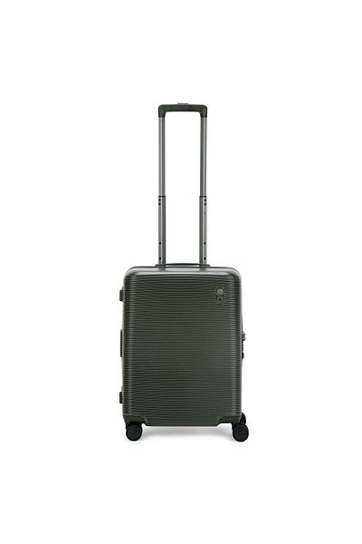 Echolac Ultima 54cm 4 Double Wheel Expandable Cabin Luggage Trolley Olive