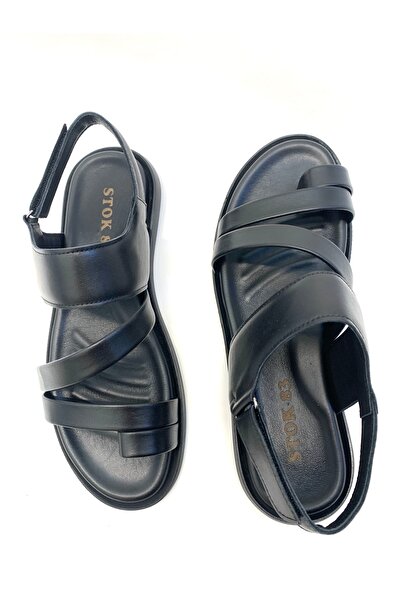 stok83 Men's Genuine Leather Sandals