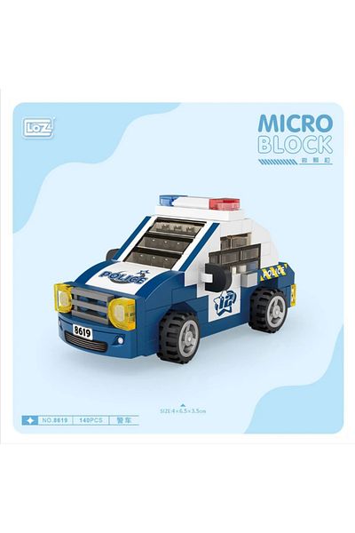 Loz 140 Piece Micro Blocks Police Car 10+ Ages