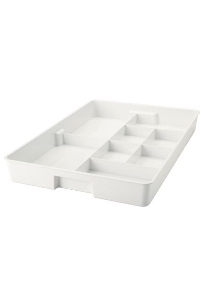 IKEA KUGGIS Insert with 8 compartments, white