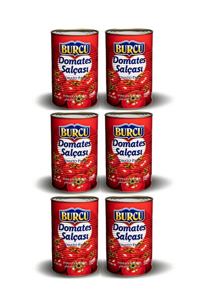 BURCU Domates Salçası Teneke 4300 gram 6 lı Paket