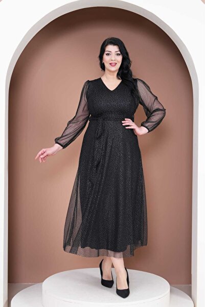 CİXAPLE Φόρεμα Maxi με στάμπα V-Neck