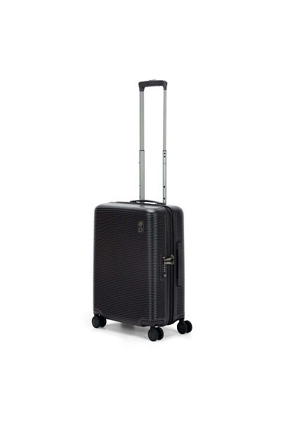 Echolac Ultima 54cm 4 Double Wheel Expandable Cabin Luggage Trolley Dark Chocolate