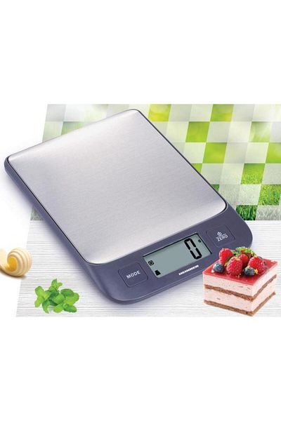 Heinner Cantar de bucatarie Heinner HKS-5IXBK, 5Kg (Negru/Inox)