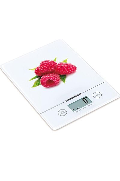 Heinner Cantar de bucatarie Heinner Raspberry HKS-5-RSB,5 kg,sticla securizata,control touch cu display LCD