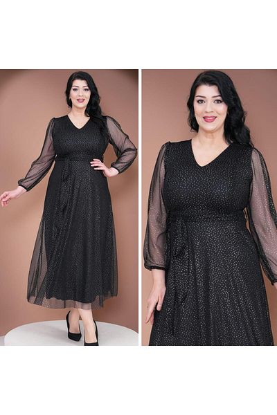 CİXAPLE Φόρεμα Maxi με στάμπα V-Neck