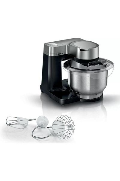 Bosch Robot de bucatarie Bosch MUMS2VM00, 900 W, 7 Trepte de viteza, 3.8 L (Negru/Argintiu)