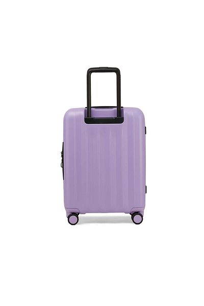 Echolac Amos Pro 55cm 4 Double Wheel Expandable Cabin Luggage Trolley Violet Tulip
