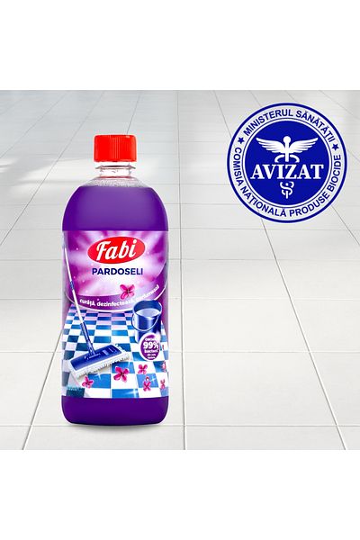 FABI Detergent Pardoseli Dezinfectant, , 1l, Mov