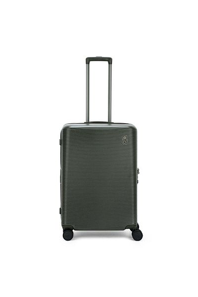 Echolac Ultima 67cm 4 Double Wheel Expandable Check-in Luggage Trolley Olive