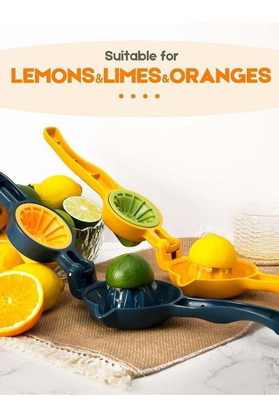 COOYA Lemon Squeezer, Multifunctional Manual, Household Small Hand Press Kitchen Tool(Blue)