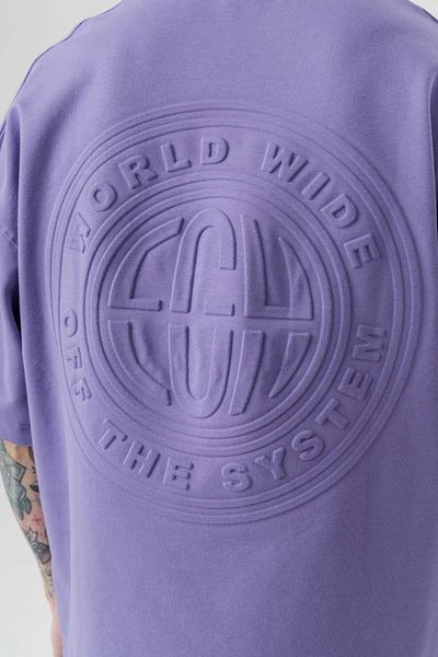 go gang own Μπλουζάκι World Emboss Print Oversize