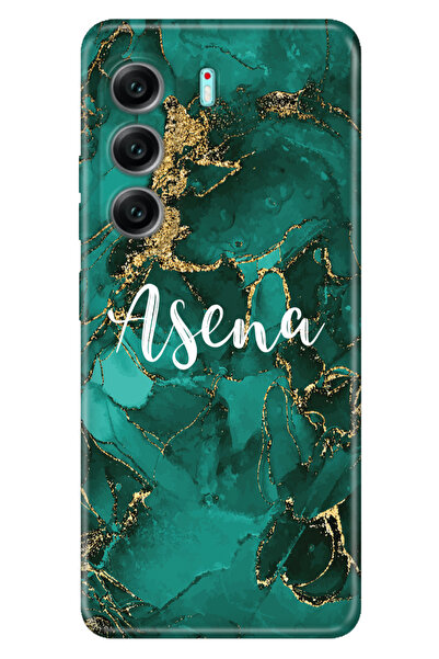 TECNO Camon 40 Kılıf Tecno Camon 40 İsim Yazılı Kişiye Özel Silikon Kapak Mod...