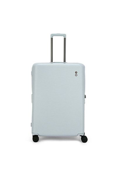 Echolac Ultima 76cm 4 Double Wheel Expandable Check-in Luggage Trolley Blue