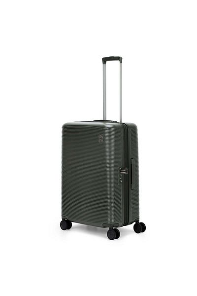 Echolac Ultima 67cm 4 Double Wheel Expandable Check-in Luggage Trolley Olive