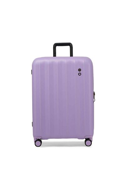 Echolac Amos Pro 77cm 4 Double Wheel Hardcase Expandable Check-in Luggage Trolley Violet Tulip