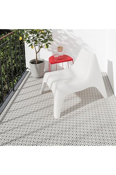 IKEA Altappen Floor Decking, Outdoor, Light Grey, 0.81 M