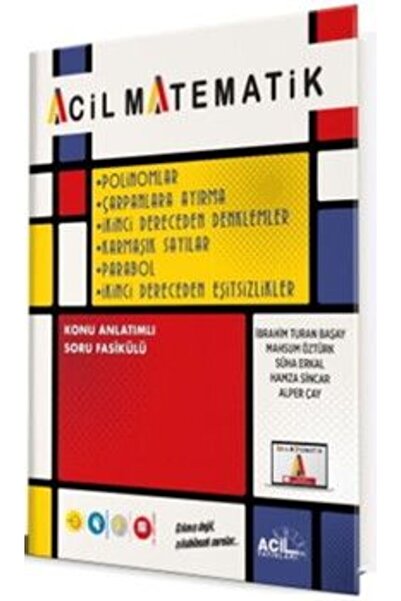 Acil Yayınları Acil Yayınları Acil Matematik Polinomlar Çarpanlara Ayırma 2. ...