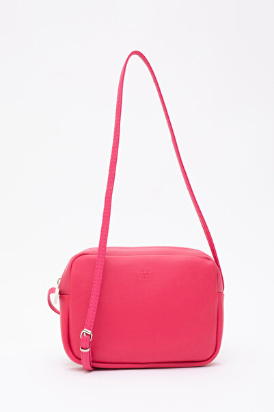 SHAKA Fuşya U23 Suni Deri ,Tek Bölmeli, Fermuarlı,Süet İç Kumaş, Ayarlanabili...