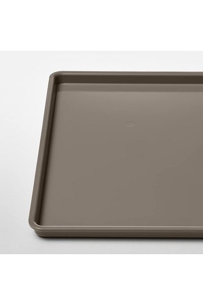 IKEA KUGGIS Lid, dark grey-beige, 26 x 35 cm
