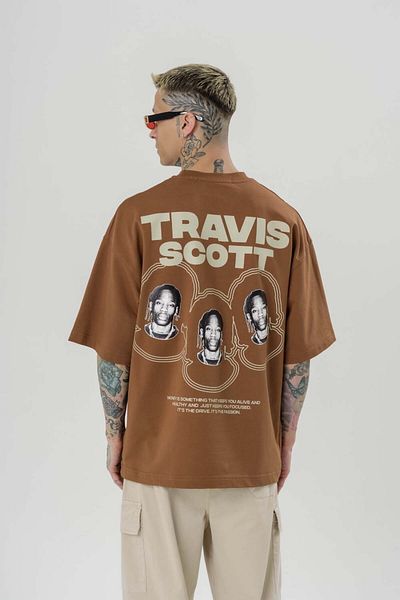 go gang own Μπλουζάκι Travis Drip Oversize