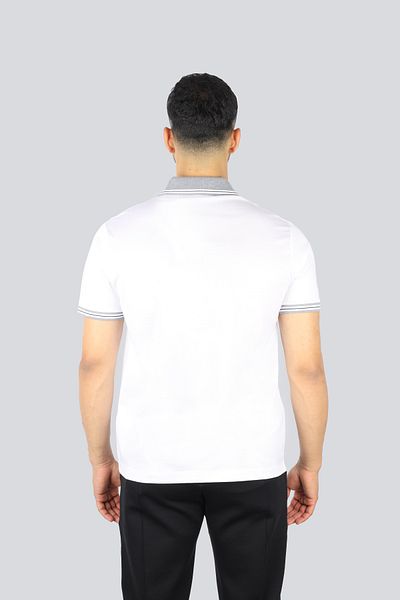 PAUL&SHARK Men's Regular Fit Green Polo Top Model with Collar and Sleeves to Write My Wife 2541131