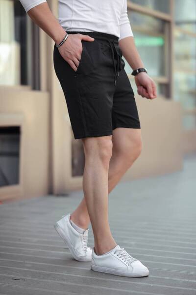 YONEZ MODA Men's 2-Piece Set Shorts Shirt Suit Relaxed Fit Crepe Linen Shirt Cotton Pocket Detailed Linen Shorts